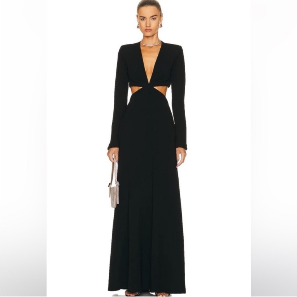A.L.C. Black Long Sleeve Gown